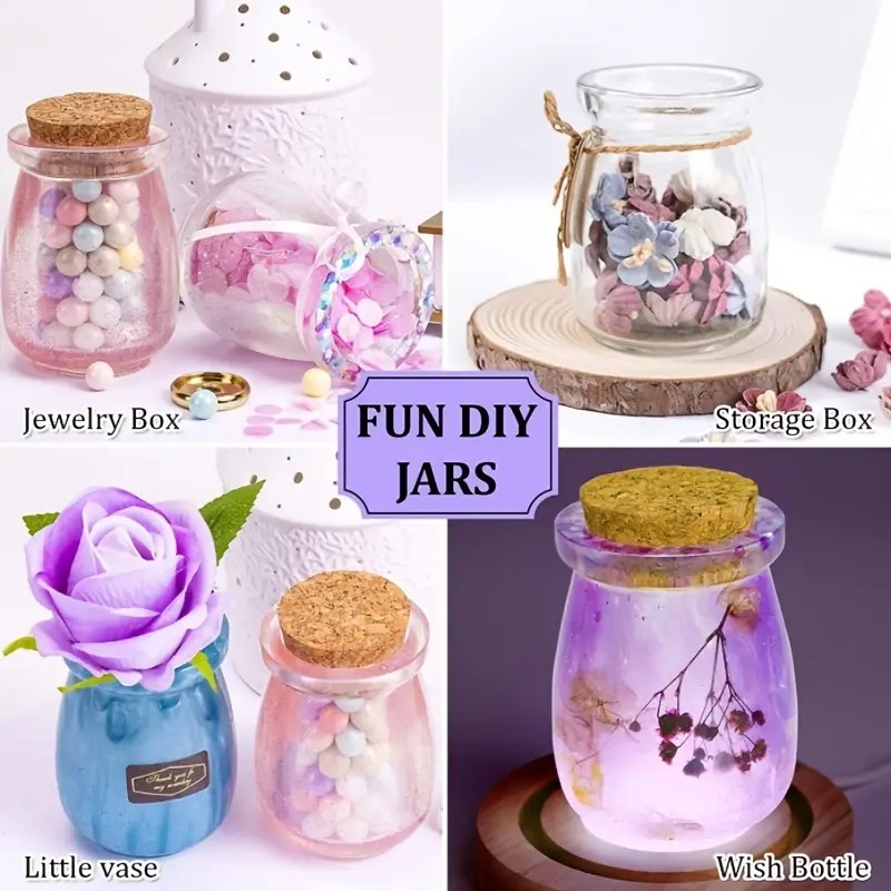 with Lid Jar Resin Mold DIY Jewelry Storage Box Storage Jar Silicone MoldPen Holder Home Decoration Resin Plaster Cement Mold