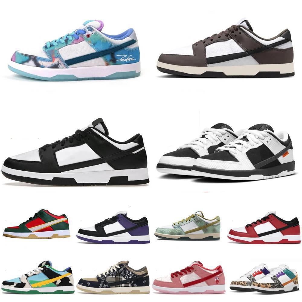 Designer Low Dunsk Sports Shoes Trainers Triple Black White Girls Buttercup Casual Shoes Parra Orange Lobster Los Angeles Aqua Jarritos Men Women Outdoor Sneakers