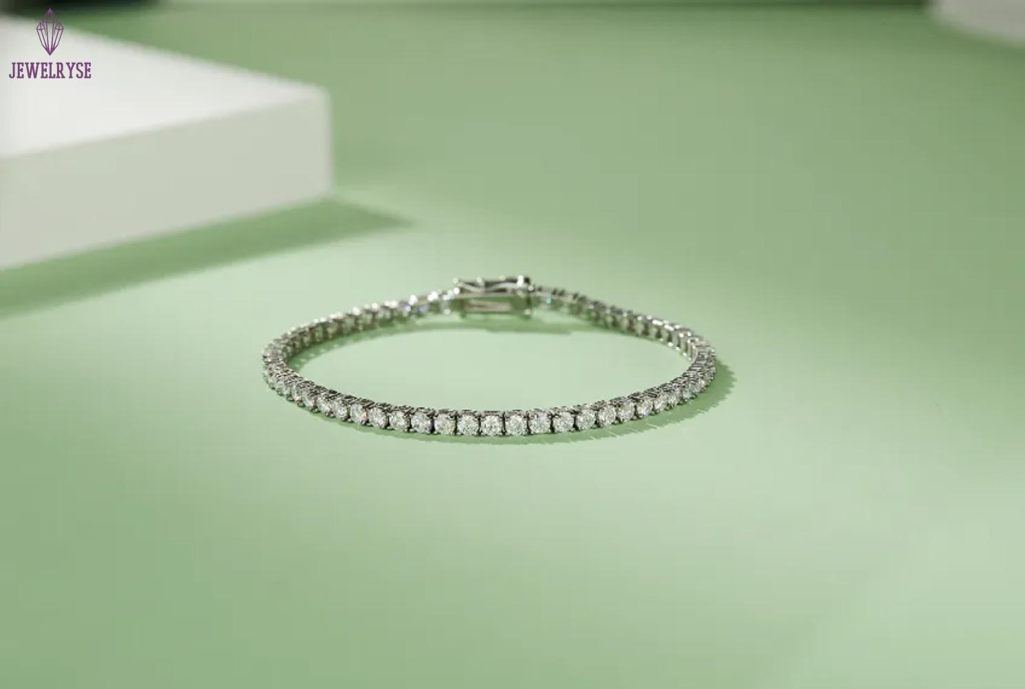 Grace Jewelry 3mm 4mm 5mm Mossanite Iced Out 925 Silver Grown Diamond Vvs Gra Moissanite Tennis Bracelet for Men Woman