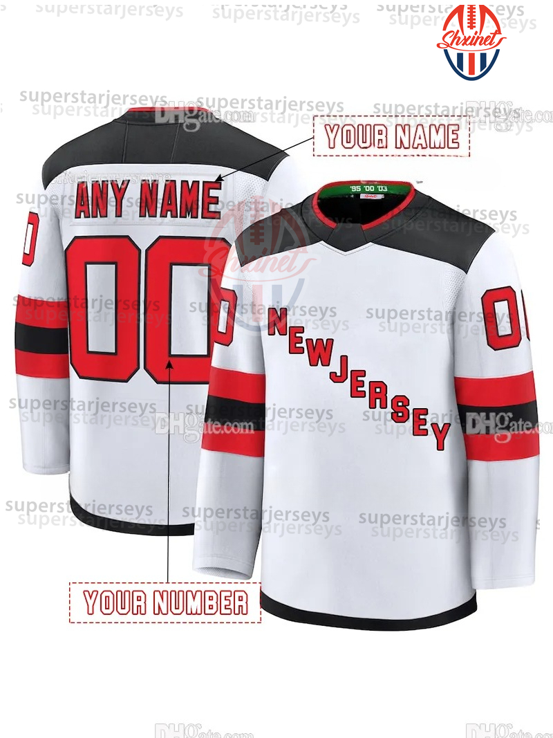 Custom Hockey Jersey Jack Hughes Hischier Bratt Meier Hughes Allen Stitched any Name any Number for Men Women Youth