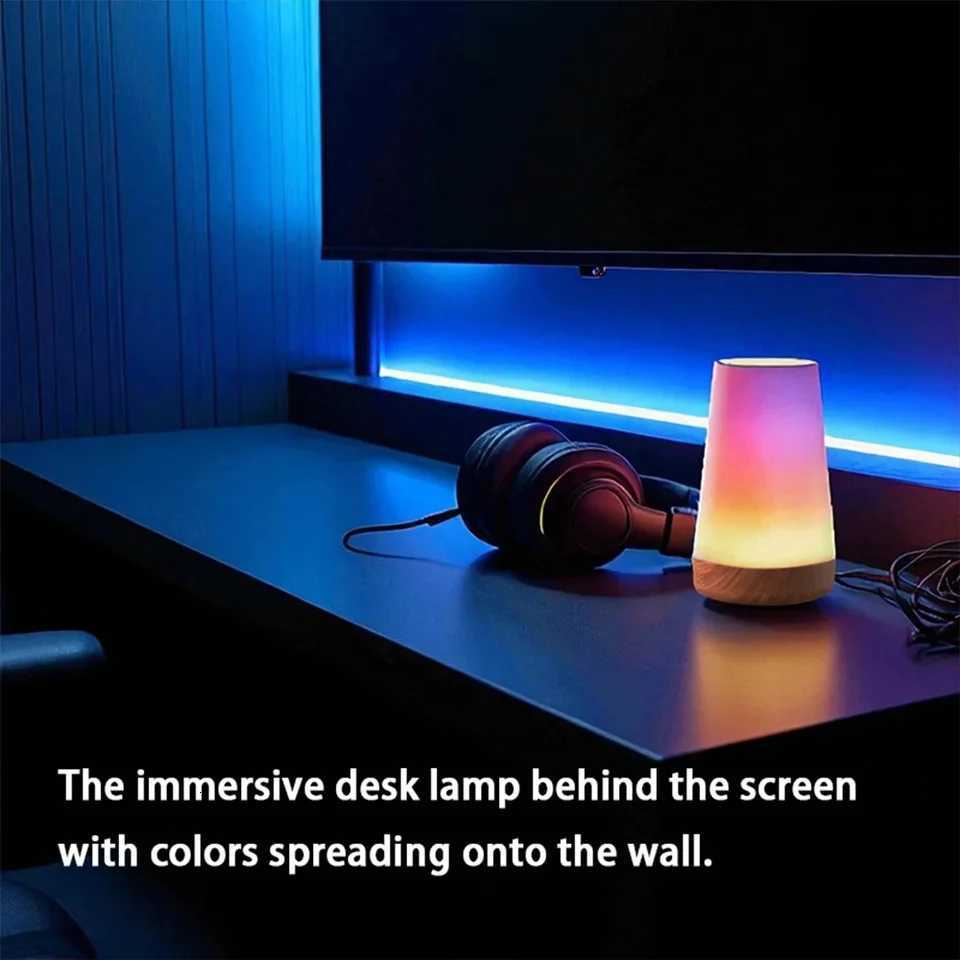 13 Color LED Changing Night Light Remote Control Touch USB Rechargeable RGB Night Lamp Dimmable Lamp Portable Table Bedside Lamp M251128