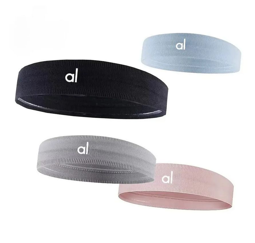 02 Popilar Elastic Yoga Headband for Women Men Top Quality Black Bands Head Scarf For Headwraps Hair Accessories Classic Jewelry Gifts