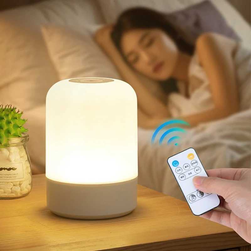 Led Night Lights Bedside Dimmable Charging Desktop Night Lamps Bedroom Bedside Lighting Decoration Touch Led Reading Table Lamp M251128