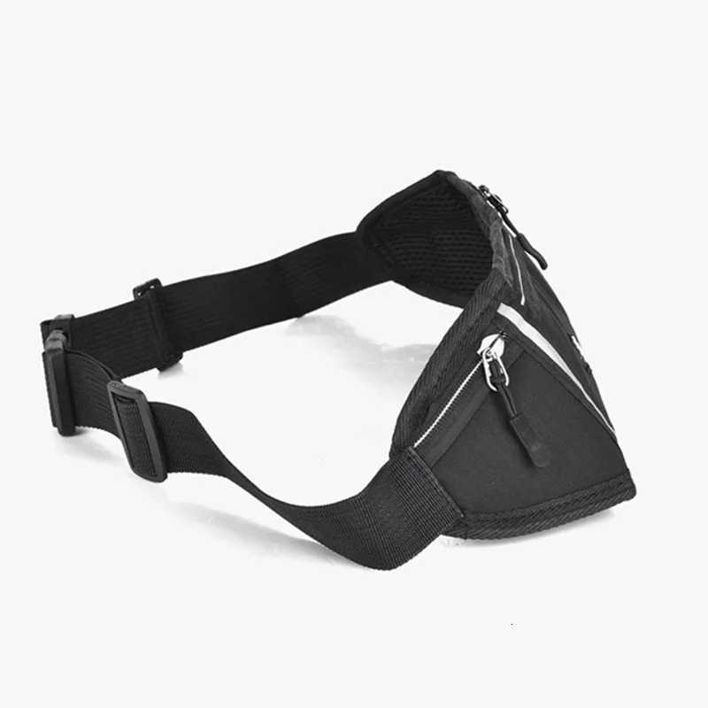 Running Waist Bag Lightweight Waterproof Reflective Strip Waist Fanny Pack Gym Sport Running Waist Pack Adjustable Elastic StrapT251128