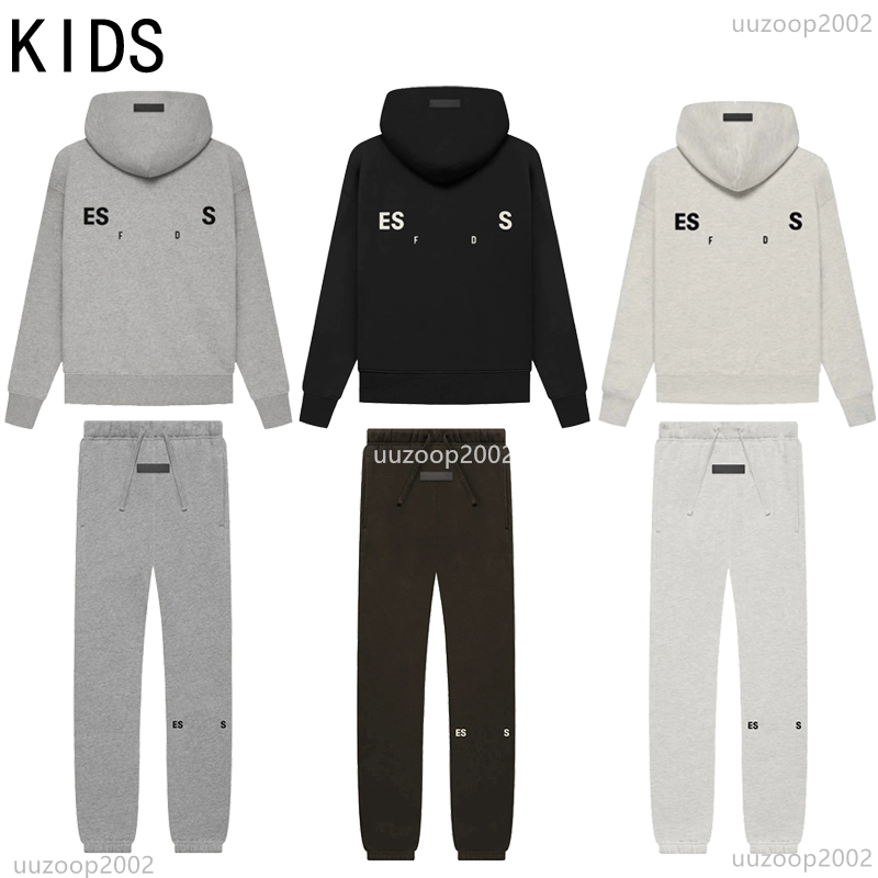 essential hoodie kids clothes boys girls designer hoody sweatpant for children sweatshirts youth fashion casual loose cotton long sleeve pullovers
