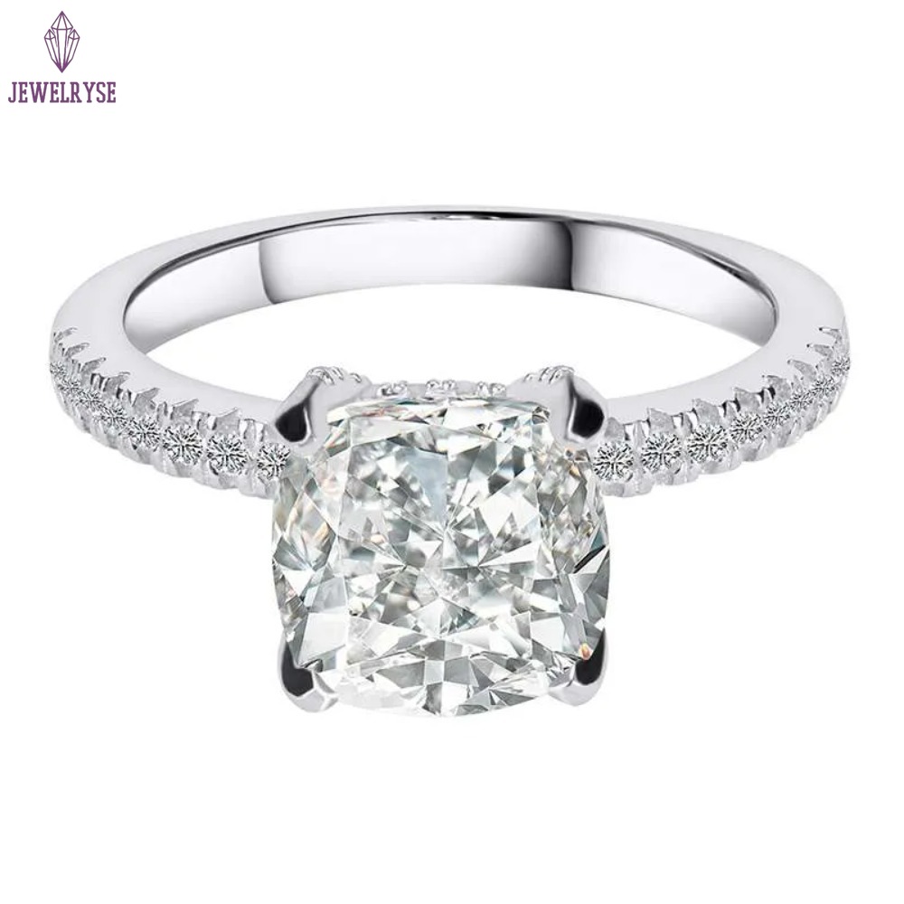 2024 Choucong Brand Designer Wedding Rings Luxury Jewelry 925 Sterling Silver Oval Cut White Topaz Moissanite Diamond Party Eternity Women Couple Brid