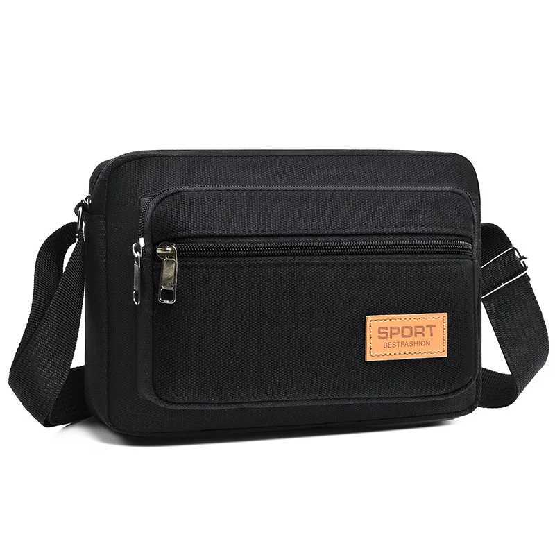 Mens Canvas Waist Bag - Durable Outdoor Sports Pack with High Capacity Multifunctional Phone Purse for Running/HikingT251128