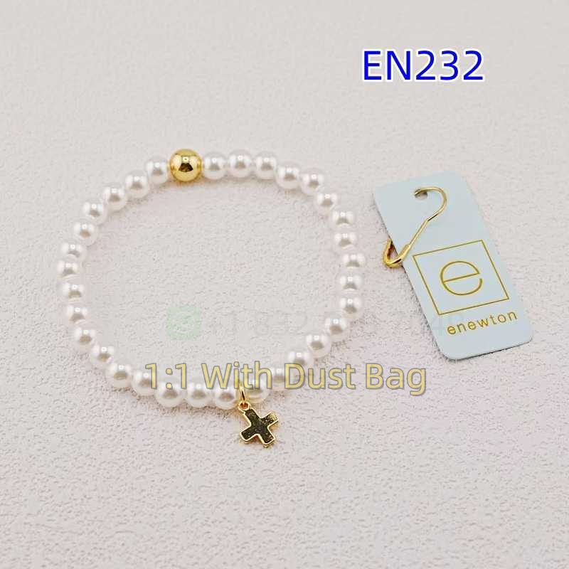 1:1 E-Newton 2025 New Fashion Jewelry Gold Beaded Bracelet Designer For Women Birthday Christmas Gift EN232