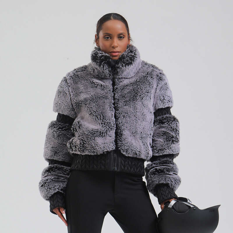 New Winter European And American Cross-Border Windproof Thickened Warm Extreme Cold Outdoor Sports Double Board Ski Suit For Women