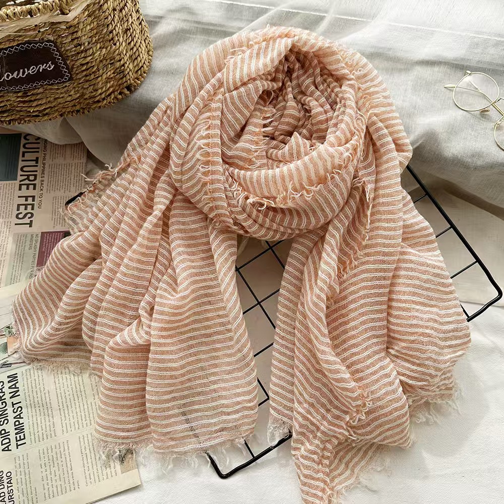 T578 thin wool scarf female new Korean version border solid color Amazon scarf wool shawl