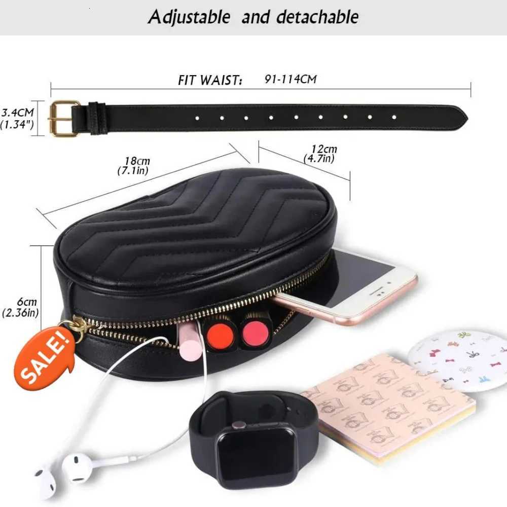 2025 New Waist Pack For Women Brand Designer Belt Bag Fashion Fanny Pack PU Leather Bum Bags Chest Bag Girls Cute Phone PocketT251128