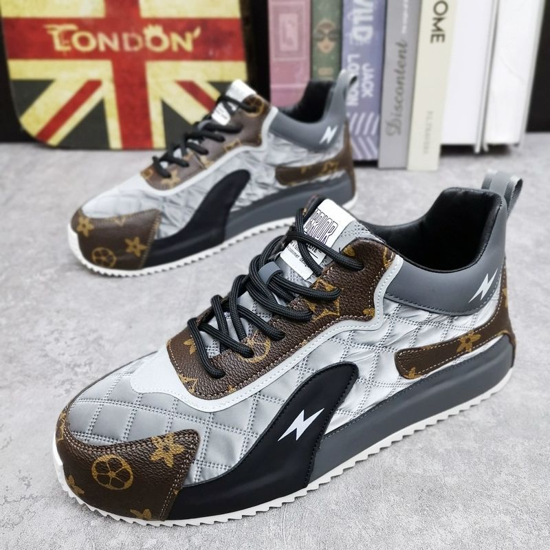 Free shipping fashionable color blocking unique rhinestone trendy and versatile sneakers full rhinestone Korean style low top casual shoes for a youth