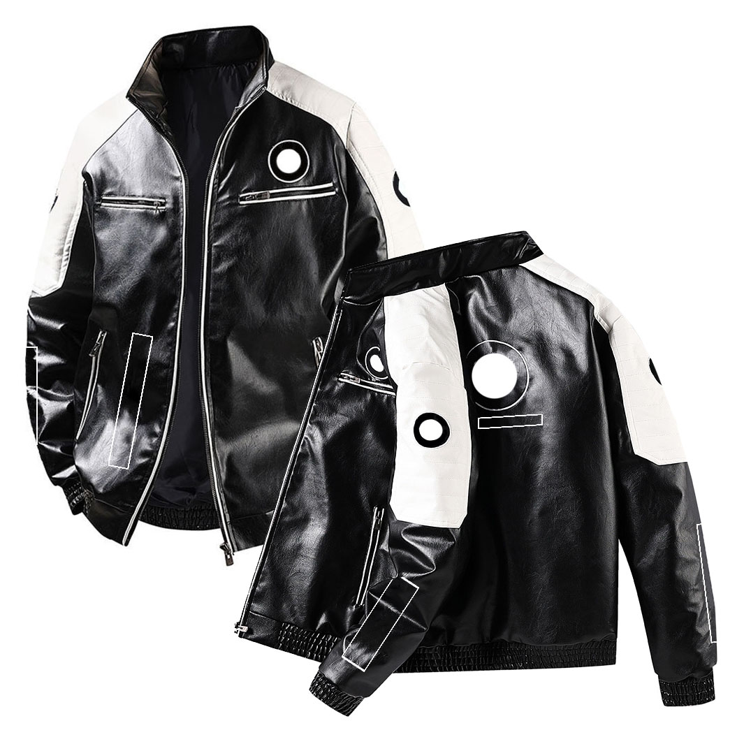 2025 New F1 Racing Windproof Motorcycle Riding Zip for Men/Women Vintage Biker Style Leather Jacket Warm Coat Unisex