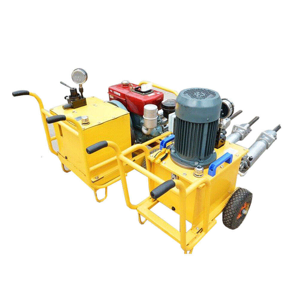 Hydraulic Rock Demolition Splitter Stone Cracking Concrete Wall