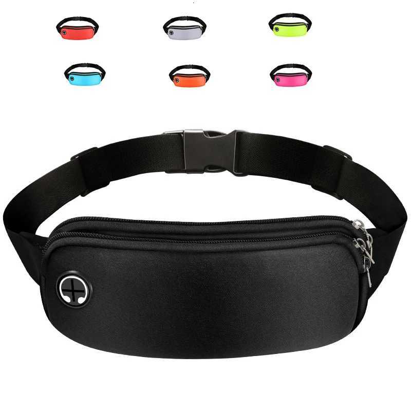 Running Waist Bag for Phone Lightweight Waterproof Adjustable Cycling Belt Pouch Reflective Strip Invisible Sports Fanny PackT251128