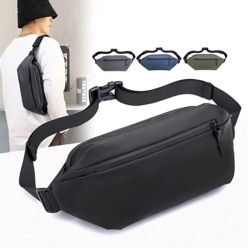 New Outdoor Casual Fashion Waist Bag Mens Shoulder Crossbody Bag Multi-purpose Waterproof Travel Chest Portable and DurableT251128