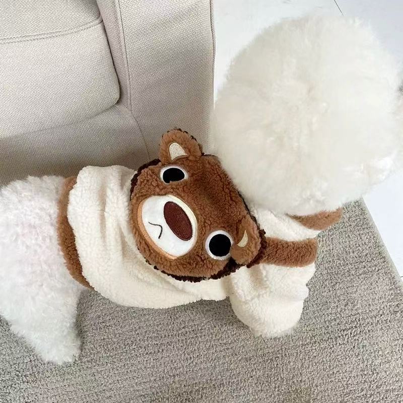 T0083Sweatshirts for dogs autumn and winter warm clothes for small dogs small dogs puppy clothes