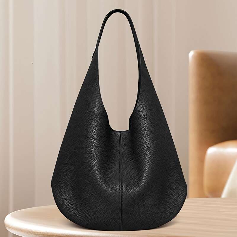 Designer Baguette Bag Medium Cloud Bag 35cm Womens Hobo Bags Fashion Lambskin Brown Purse Luxury Handbag Genuine Leather Black Shoulder Bag