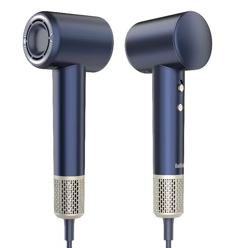 Bosidin Hair Dryers Hair Care Electric Hair Drier Quickdry Safety Egative Ionic Professional Salon Blow Powerful Travel Home Free Shipping Blue Color 