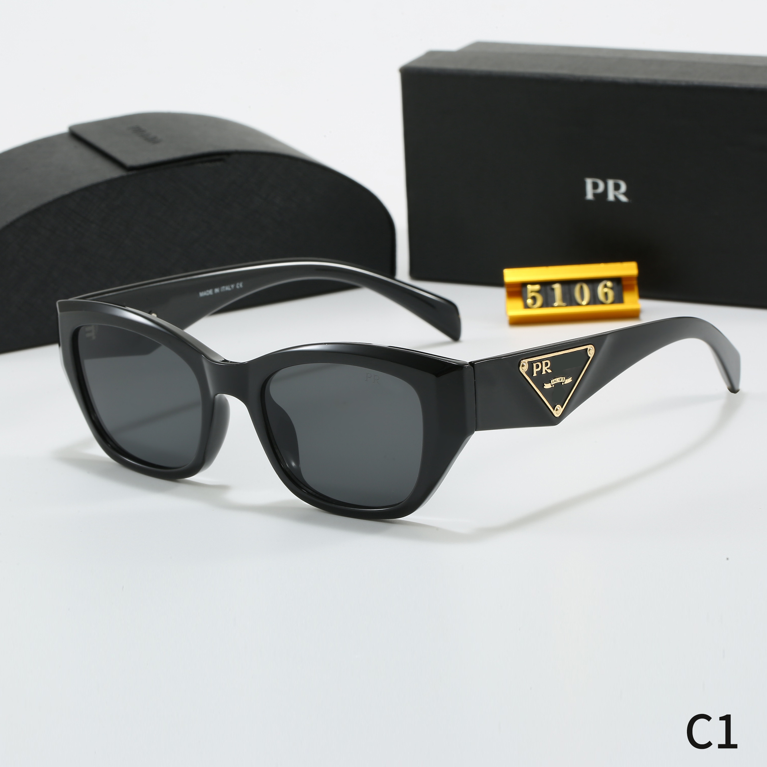 Designer Sunglasses for Women mens sunglasses Classic Metal frame triangles Eyeglasses Goggle Outdoor Beach For Man Mix Color Polarized light 5106