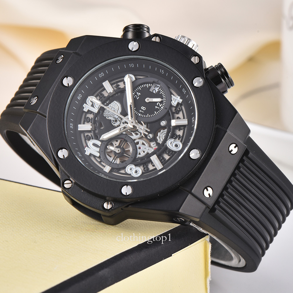 Hublotx Watch Man Top AAA Luxury Watch Man Band Business Hubolot Watch Clasp Automatic Mechanical Movement Self-Wind Watches Male Swiss Fashion Hubloxs Watch e70