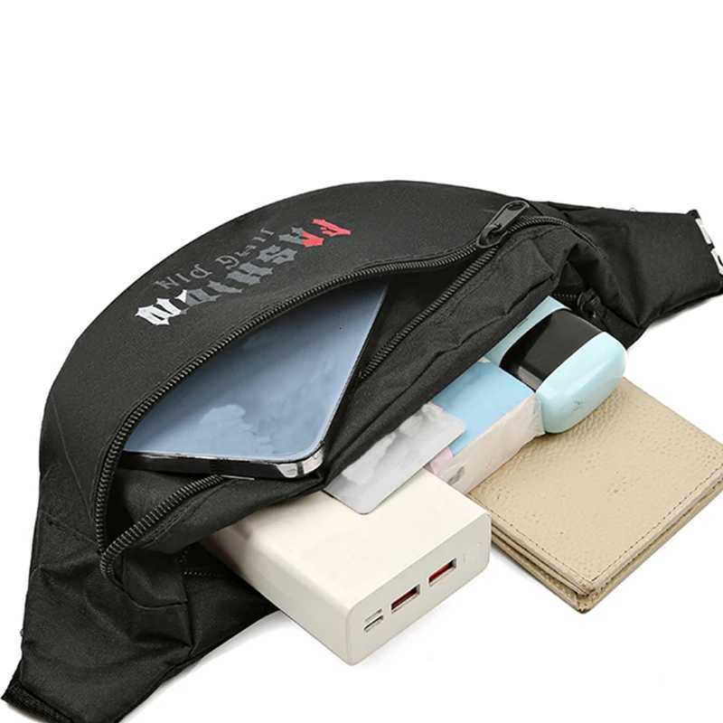 Mens waist bag is suitable for business travel and the waist bag can be carried across the bodyT251128