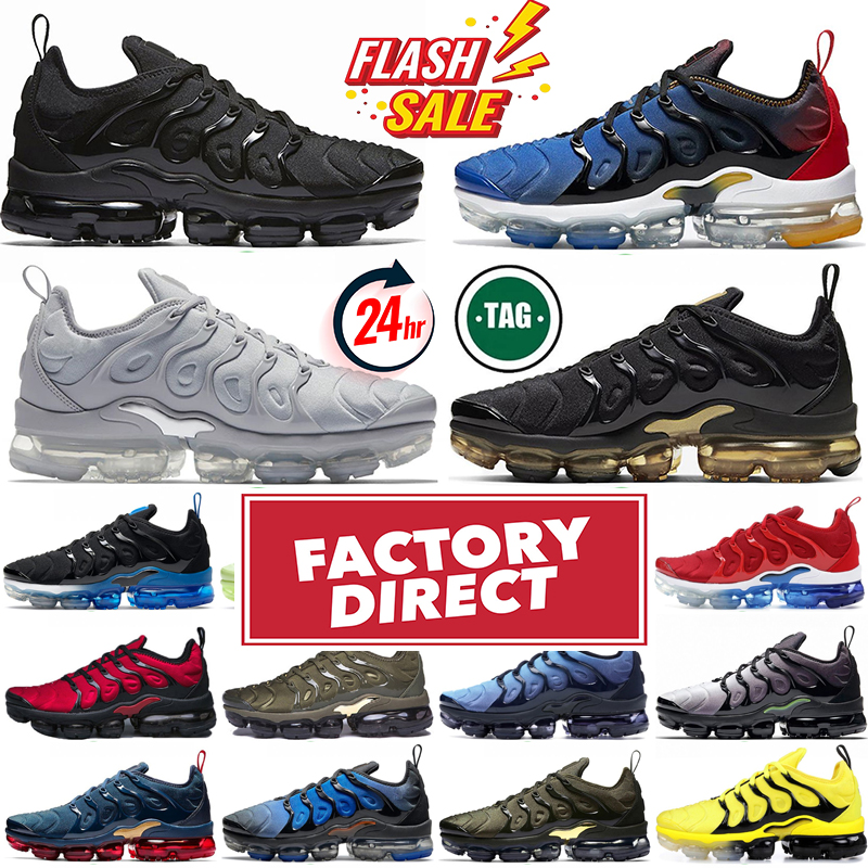 TN plus Running Shoes White Triple Black university Obsidian Photo blue Cool Grey Cotton Candy Metallic Gold Ice Lemon Lime mens womens sports designer sneakers