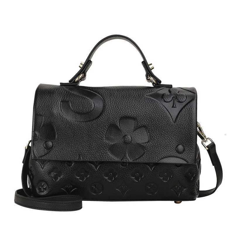 2025 New Fashionable and Versatile Summer Handbag Womens Bag Genuine Leather Shoulder Cross Shoulder K251128