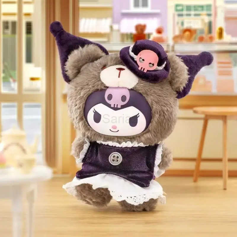 Sanrio NEW British Afternoon Tea Blind Box Hello Kitty Pochacco Kuromi Cute Doll Collection Birthday Gift for Girls H251217