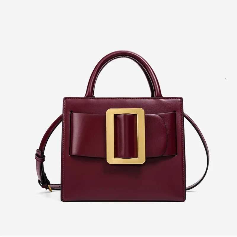 Designer 2025 New High Quality Trendy Shoder Bag Wen Unique Belt Buckle Deco Handbag Square Versatile Cmuting Bag Y251127