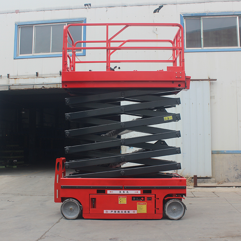 Industrial Scissor Lift With Synchronized Hydraulic Cylinder Smooth Lifting