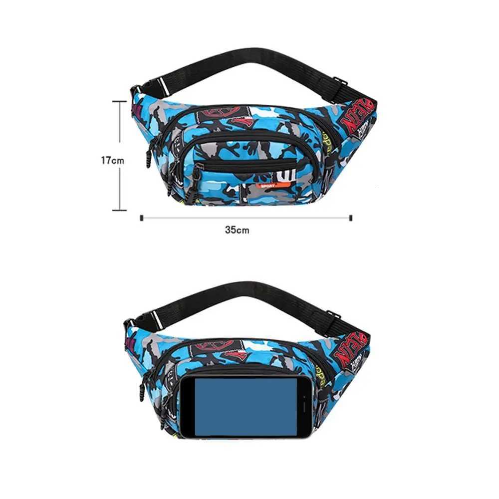 Women Men Breast Package Waterproof Outdoor Sports Bag Canvas Pouch Waist Bag Fanny Pouch Crossbody Male Banana BagT251128