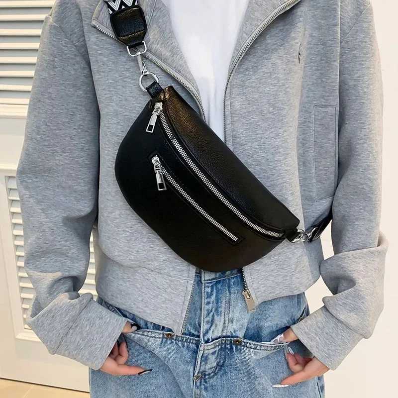 Mens and womens single-shoulder cross-body bags fashionable and versatile waist bags cross-body pursesT251128