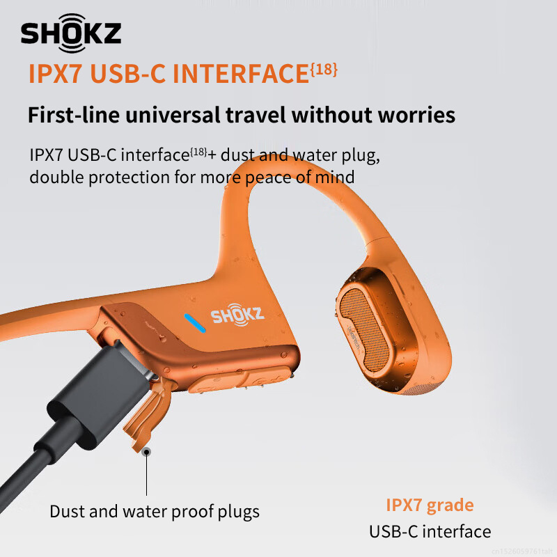 SHOKZ OpenRun Pro 2 S820 Bone Conduction Headphones Wireless Bluetooth 5 3 Earphones Noise Reduction Open Cycling Music Earbuds - view 3