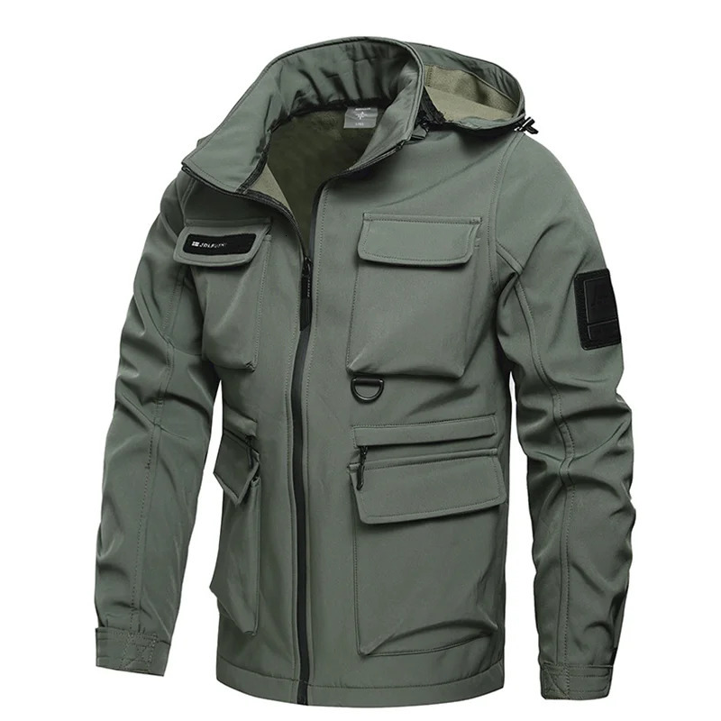 Hiking Jacket Uniform Wool Work Suit Winter Mens Waterproof Trousers Protective Clothing Warm Camouflage Outdoor 251121