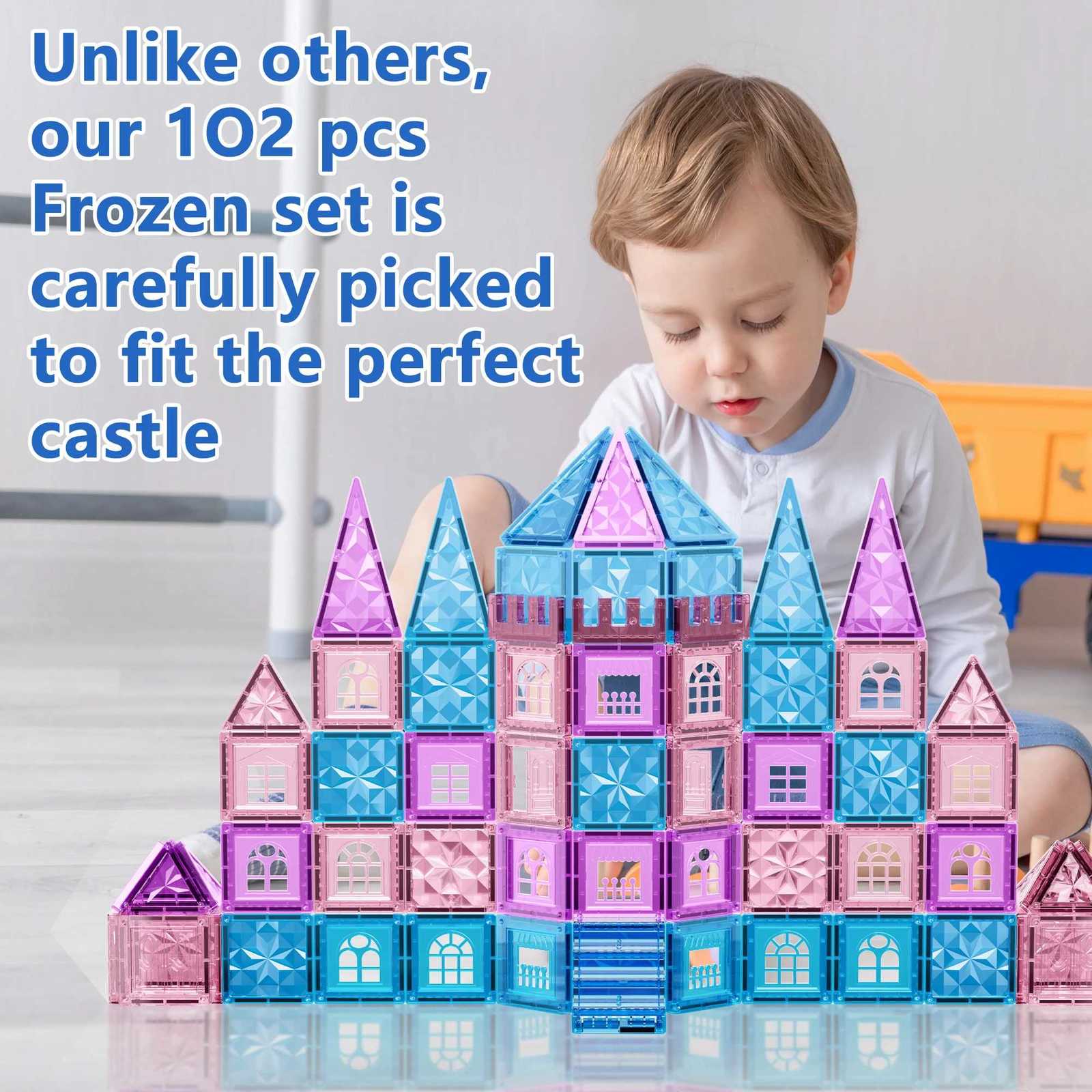 Ice and snow world magnetic film creative structure cognitive toy suitable for birthday gifts for boys and girls over 3 years Y251128