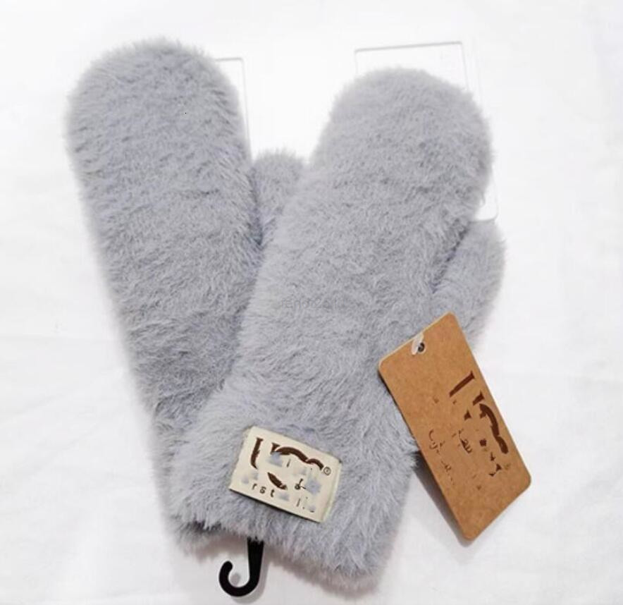 Five Fingers Gloves Elastic Full Finger Gloves UGGWarm Cycling Driving Fashion Women Men Winter Warm Knitted Woolen Outdoor Glove