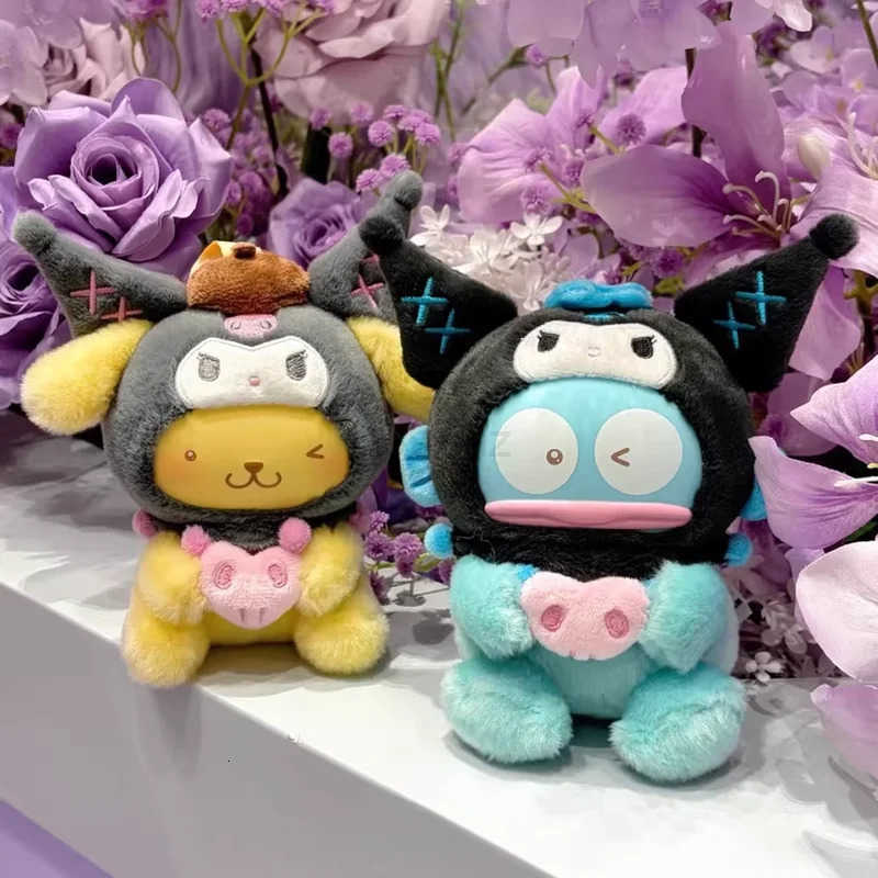 Sanrio New Genuine Kuromi Birthday Party Blind Box Vinyl Plush Series Mysterious Box Kawaii Trendy Toy Collection Christmas Gift H2512171