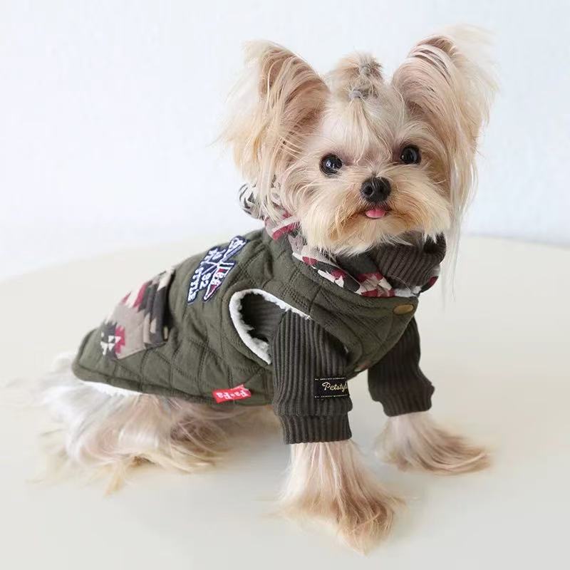 T0090Special clothes skirt puppy Yorkshire terrier sweater autumn and winter winter clothes for small dogs