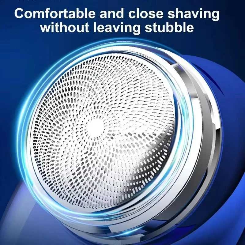 066 Electric Mens Shaver Mini Scraper Washable and Rechargeable Portable Facial Shaver for Car Outdoor Travel C251128