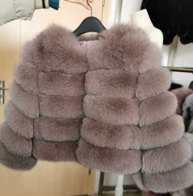 2025 European Fur Coat - Winter Clothing - Thick and Warm Long-Sleeved Short-Sleeved Fur Coat H251024