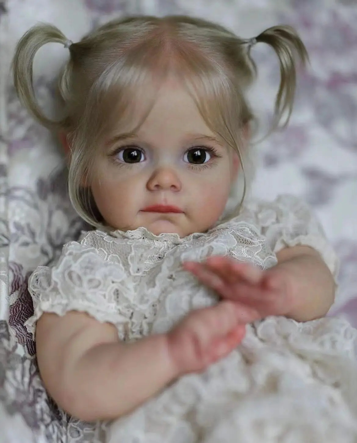 60CM Maggie Handmade High Quality Soft Vinyl Silicone Reborn Toddler Detailed Lifelike Hand-rooted hair Collectible Art Doll 251121