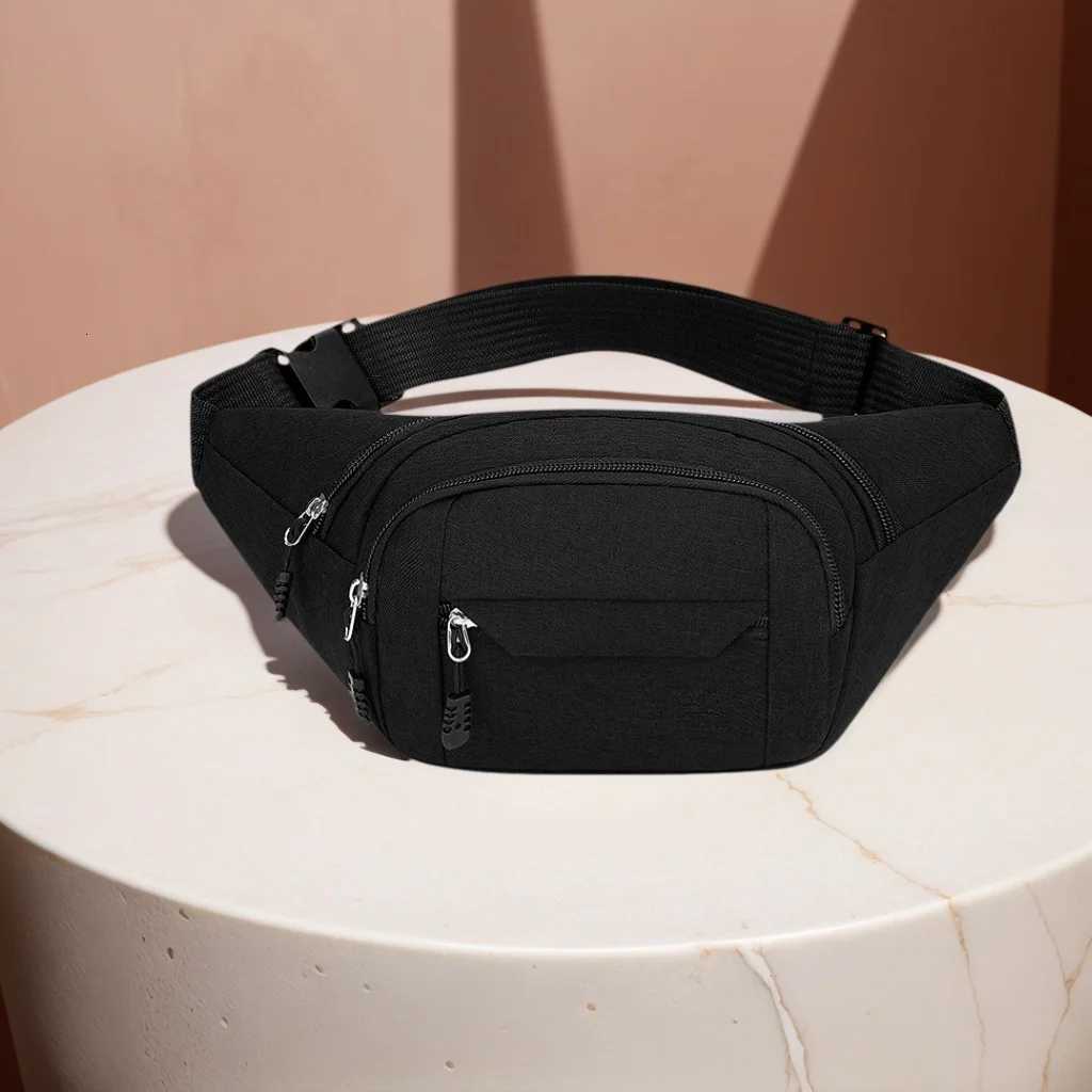 Outdoor Sports Chest Bag Running Fitness Phone Bag Mens Waist Bag Multi-layer Wear-resistant Crossbody BagT251128