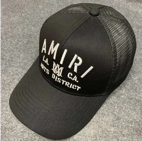 AAA amie Halloween amiriii sneaker Black hat Fashion Designers Baseball cap Classic sports casual cap Mens Women outdoor Trucker Hat amirishoe