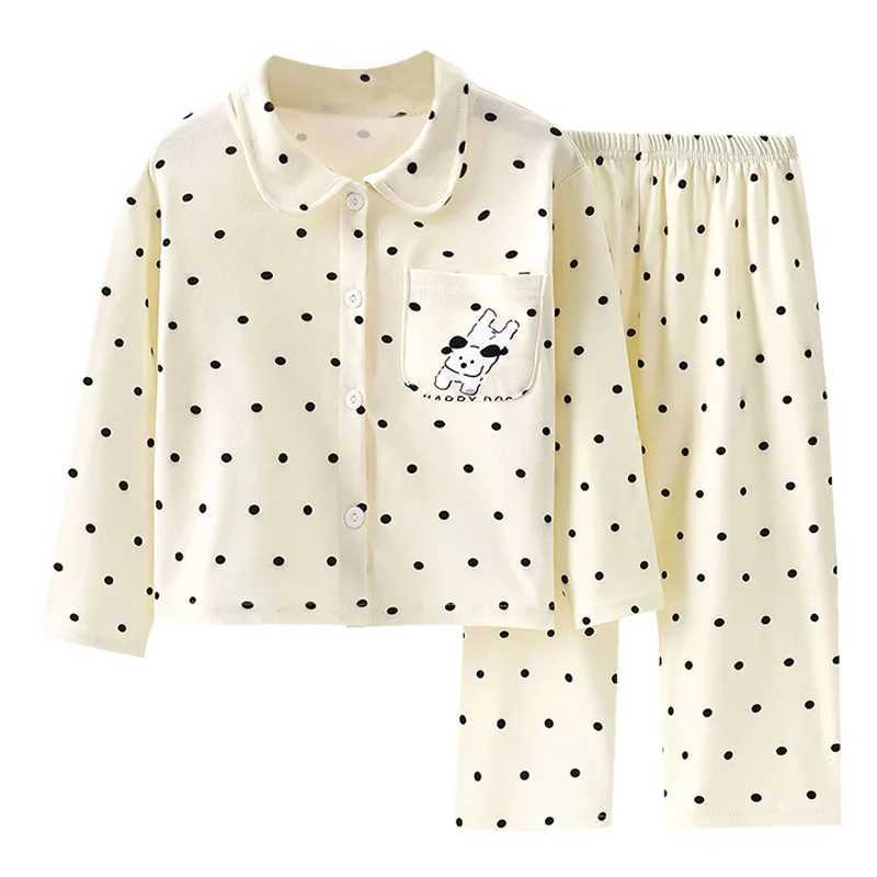 Kids Pajamas Suits Cute Animal Long Sleeve Night Wear Girls Boys Gift Homewear H260403