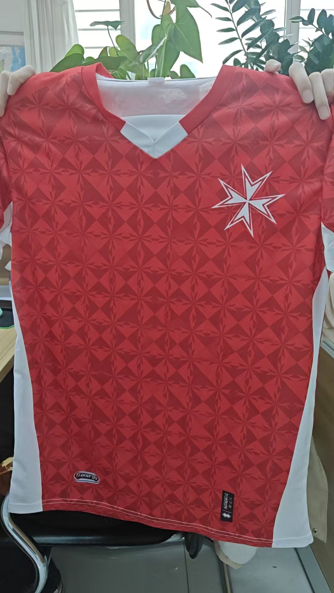 2324 Malta National Team Mens Soccer Home Red Classic Football Shirts Short Sleeve Uniforms t-shirt football americain Jerseys de futbol Free shipping