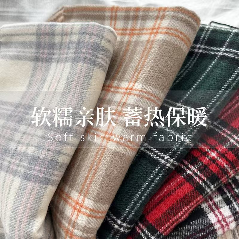 T577 plaid cashmere scarf female winter warm tassel shawl versatile high-end student neck scarf