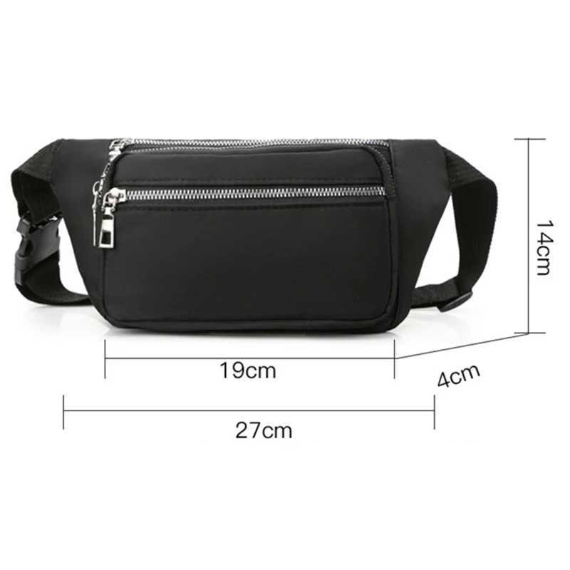 Oxford Cloth Waist Bag Zipper Chest Bag Sport Travel Girl Belly Pocket Hip Bum Bag Fashion Phone Fanny Pack for WomenT251128