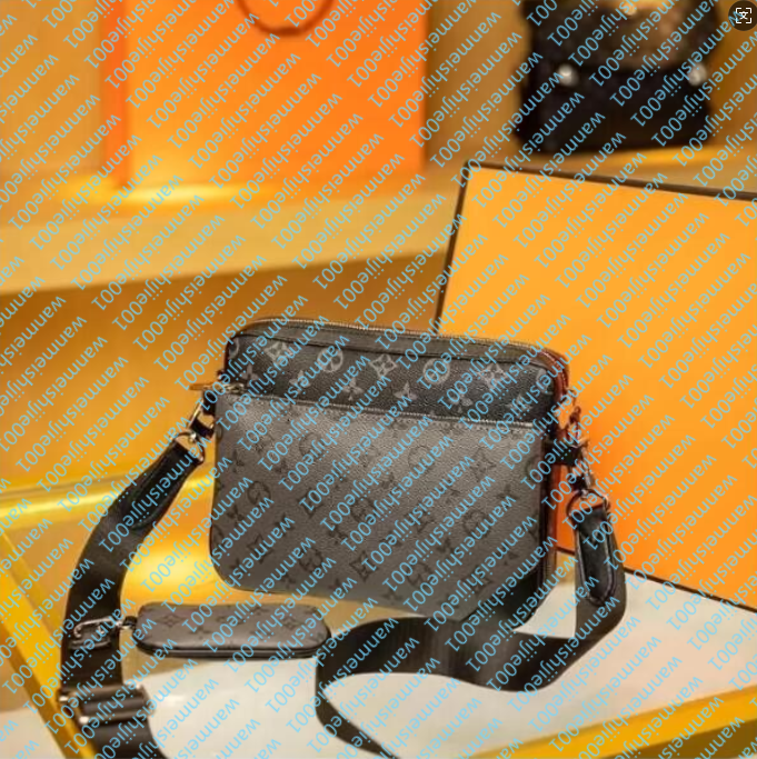 High Quality Designer bags mens womens POCHETTE TRIO Cross Body Wallets luxurys designer handbag Men Women Crossbody Bag Messenger Bags