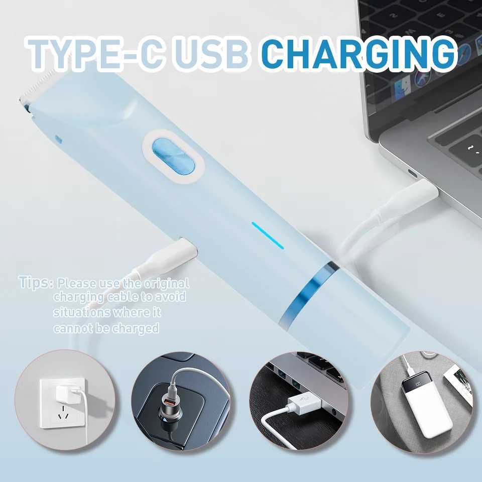 2-in-1 Dual-Head Hair Trimmer Electric Razor Shaver For Womens Bikini Trimmer for WomenLegs Armpit Face Pubic Hairs C251128